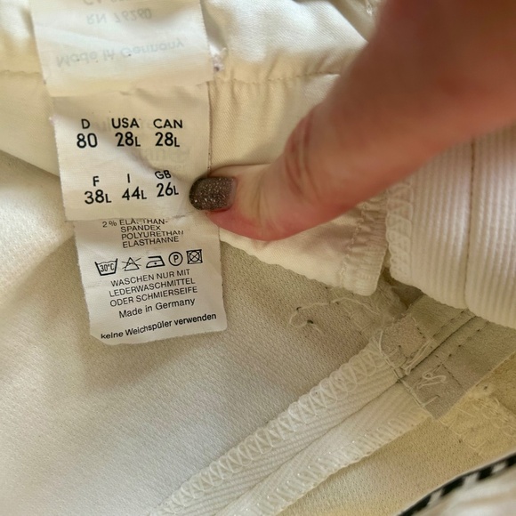 Pikeur Full Seat Breeches in White Size 28 - Picture 4 of 5